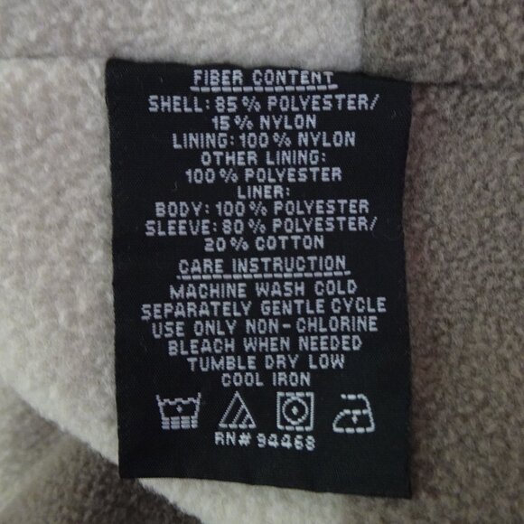 Braetan Jacket Coat Lined Full Zip & Button Remove Hood & Lining Brown Size L - Picture 9 of 9